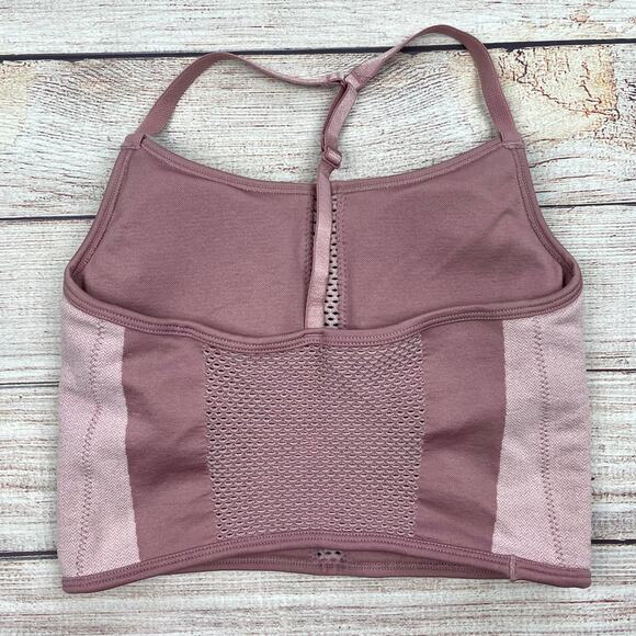 Fabletics x Demi Lovato Blush Pink Sports Bra - Picture 2 of 3
